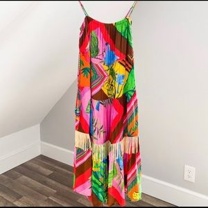 NWT Women’s Farm Rio Palila Fringed Dress size XL from Anthropologie!